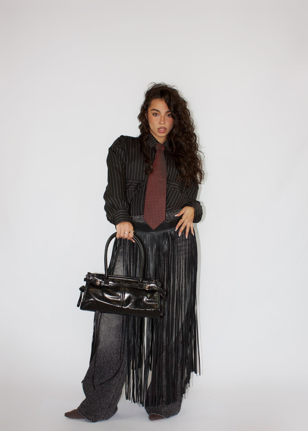 JEANS MINI STRAIN NERO