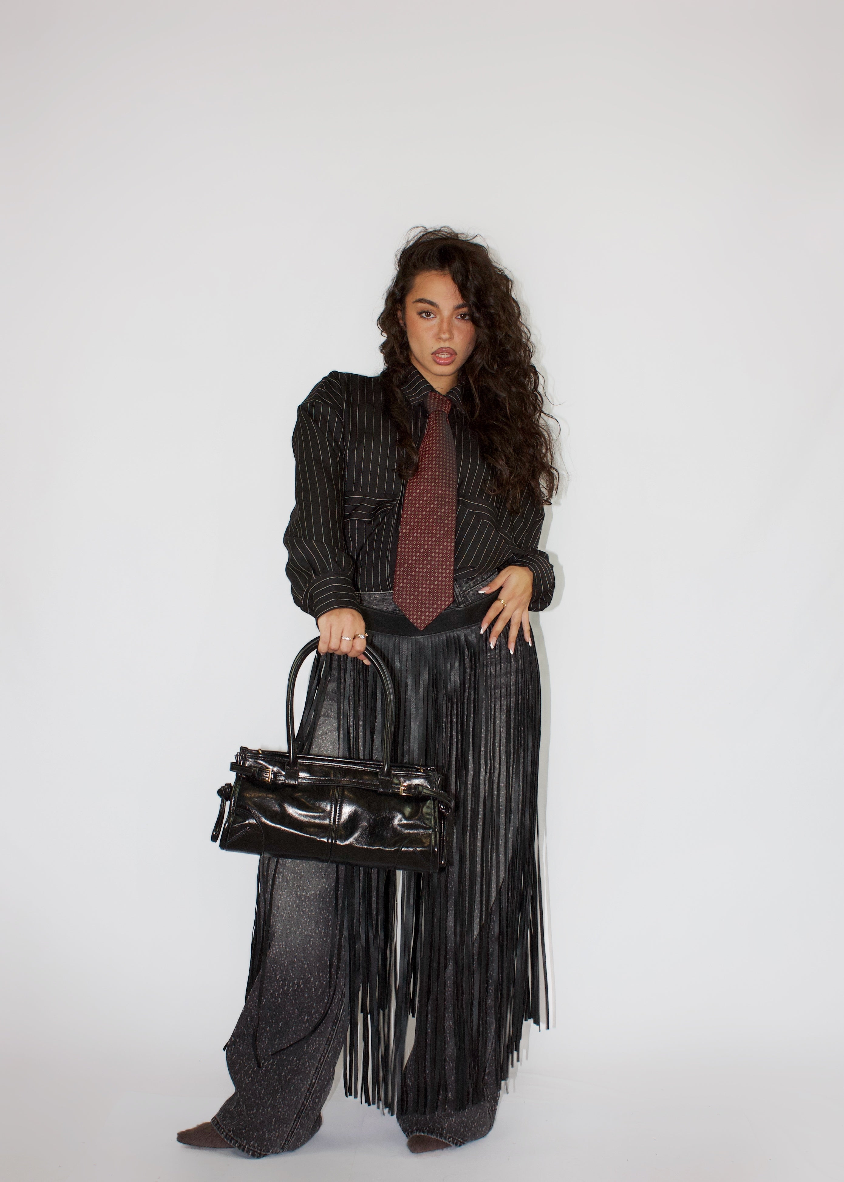 JEANS MINI STRAIN NERO