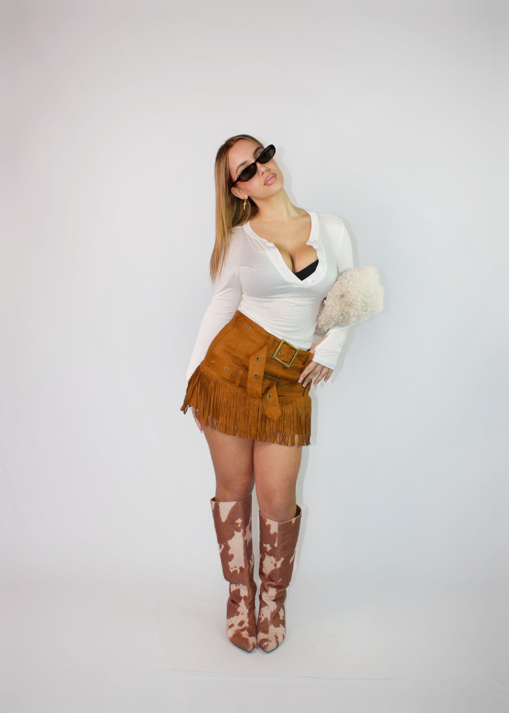 MAGLIETTA BUTTONS BIANCA