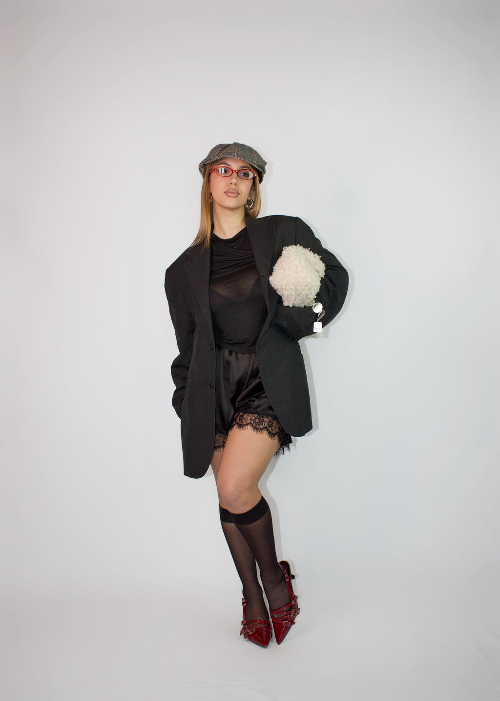 MAGLIETTA SHEER CASHMERE NERA