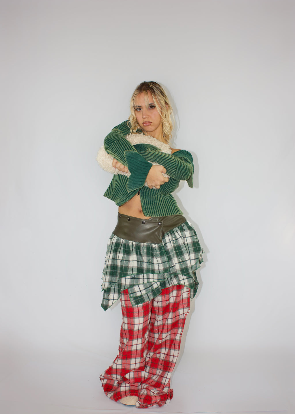 PANTALONE WOOD ROSSO