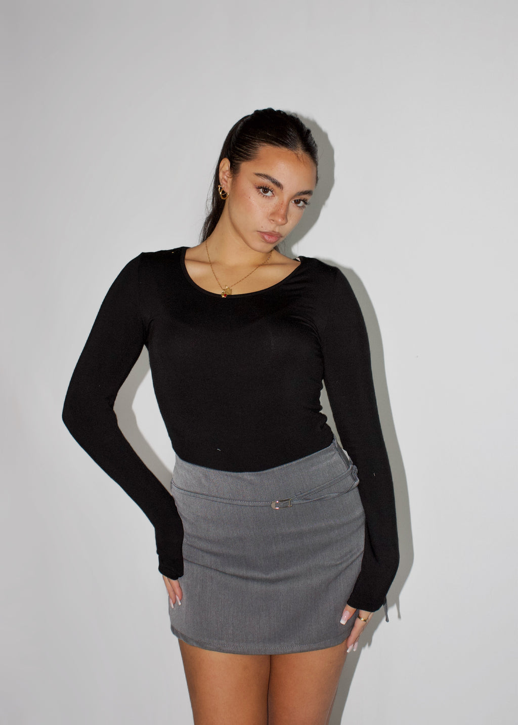 MAGLIETTA COZY VISCOSA NERA