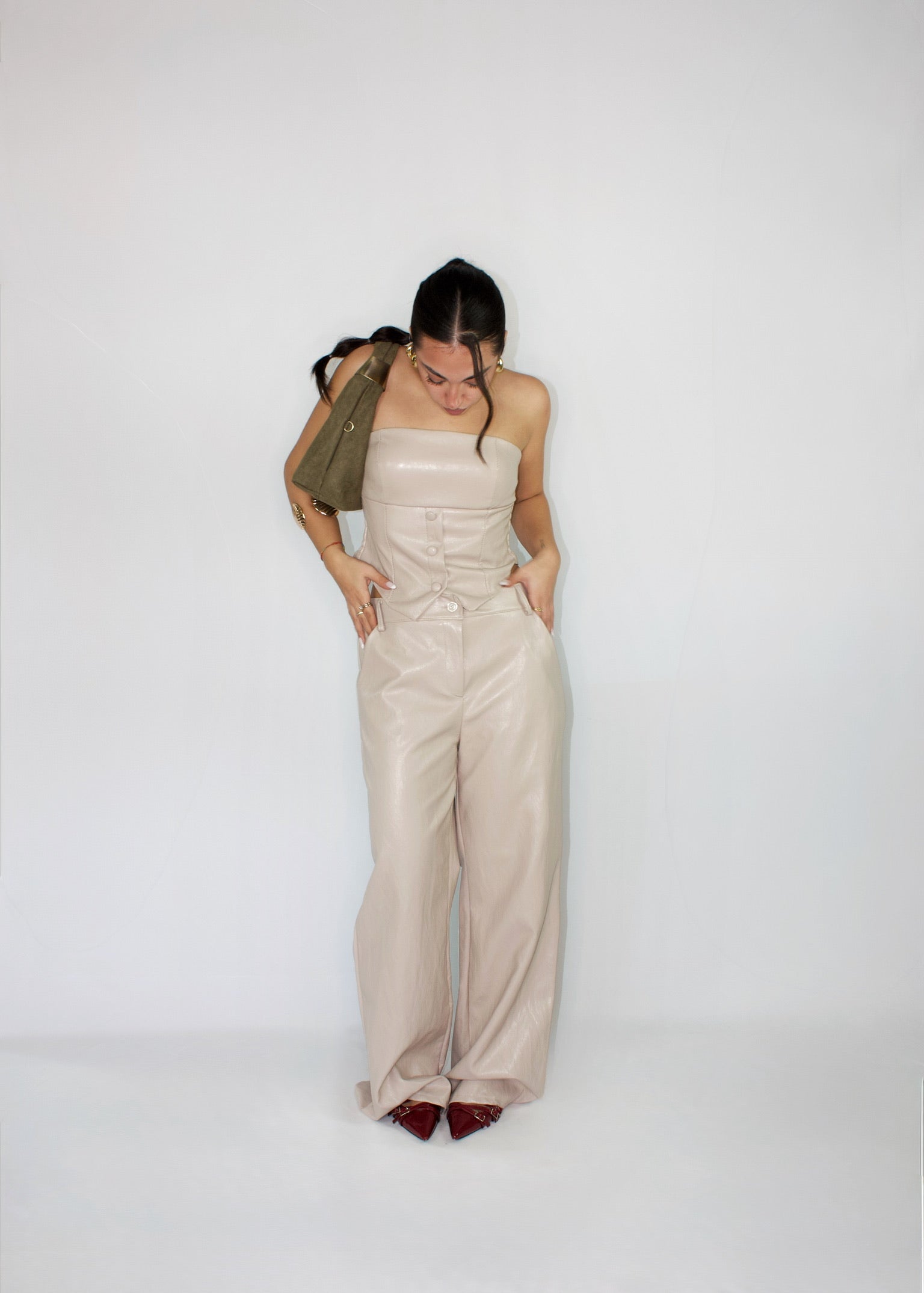 PANTALONE SIMPLE SKIN BEIGE
