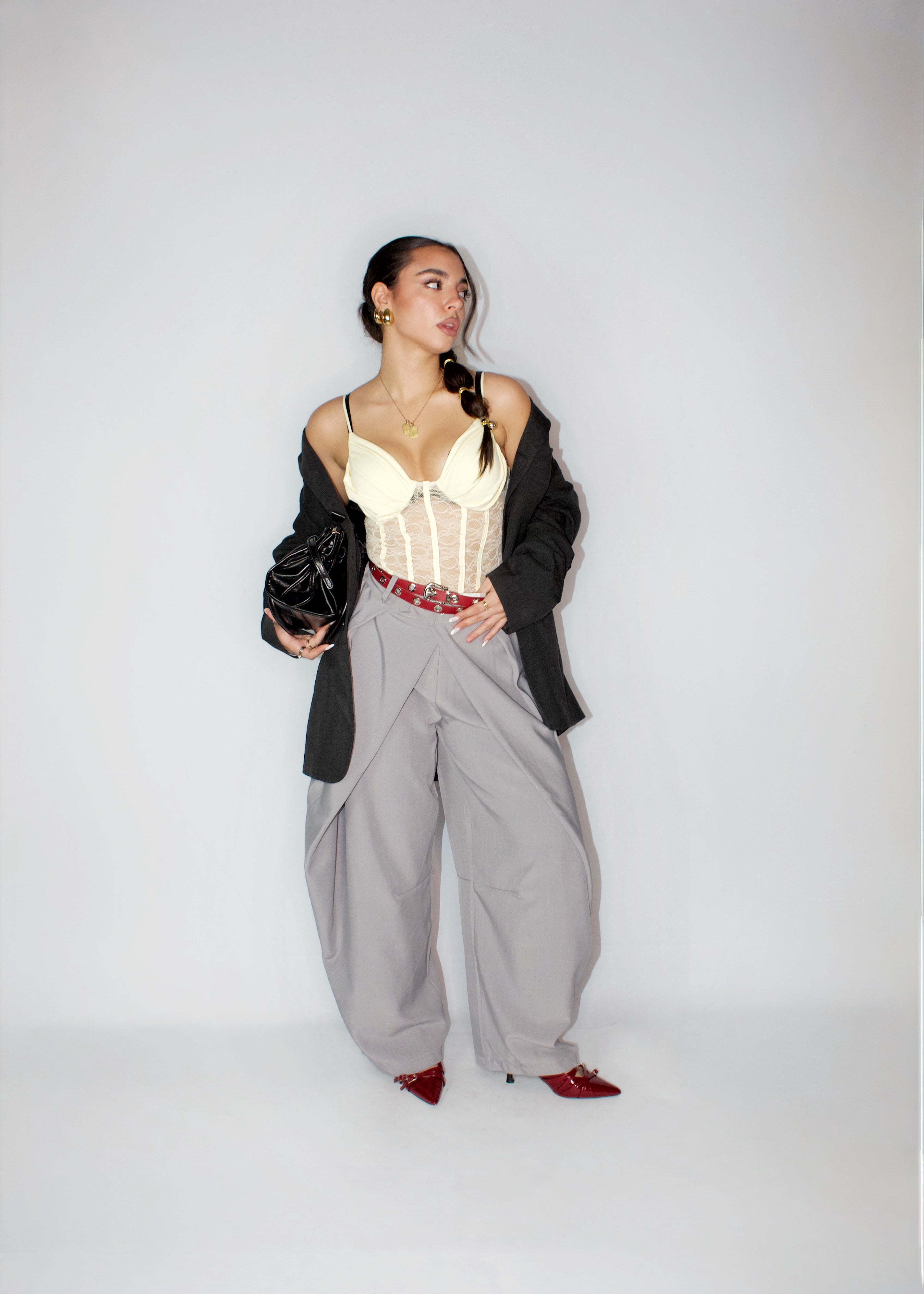 PANTALONE BAT GREY