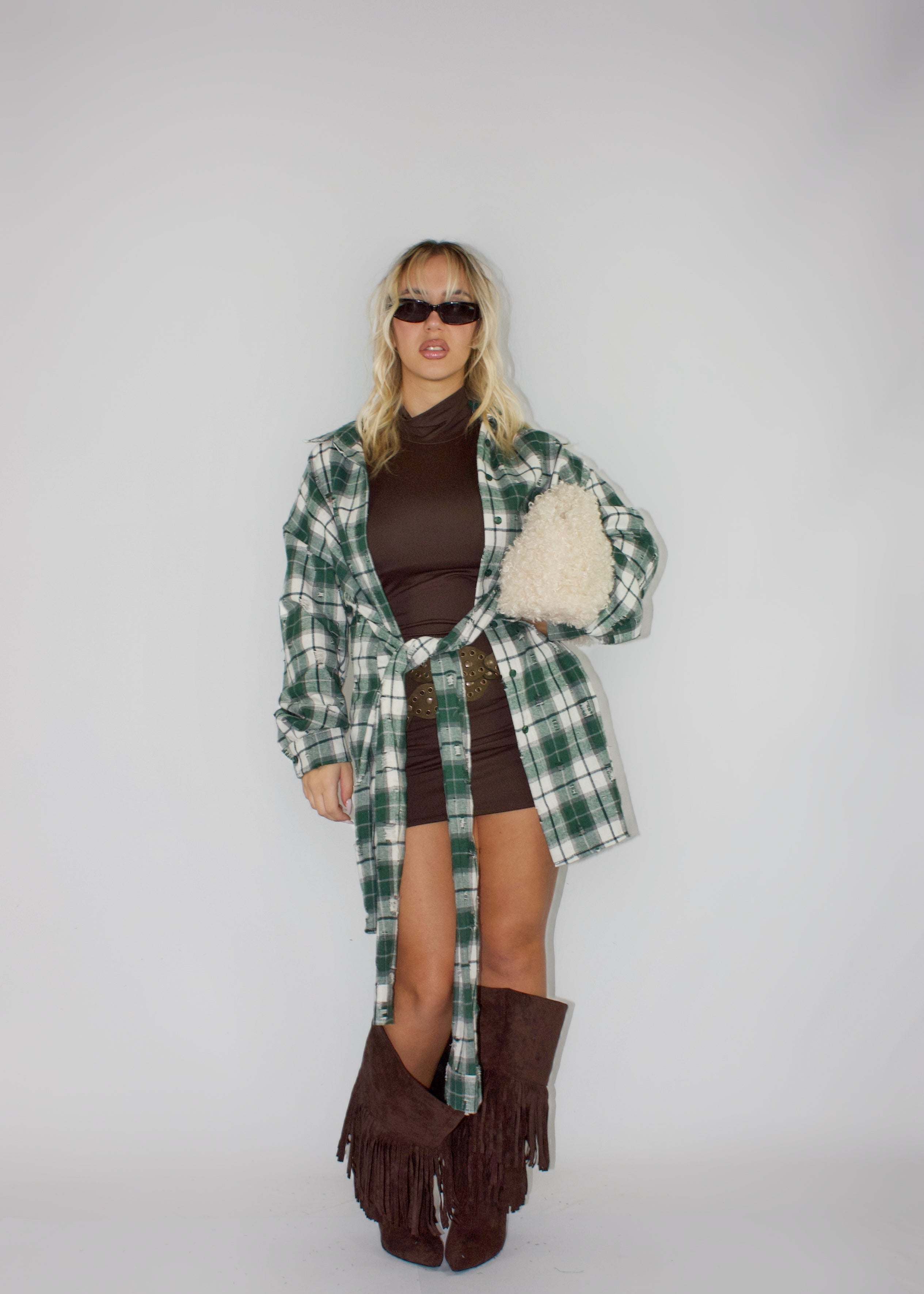 CAMICIA VESTITO WOOD VERDE