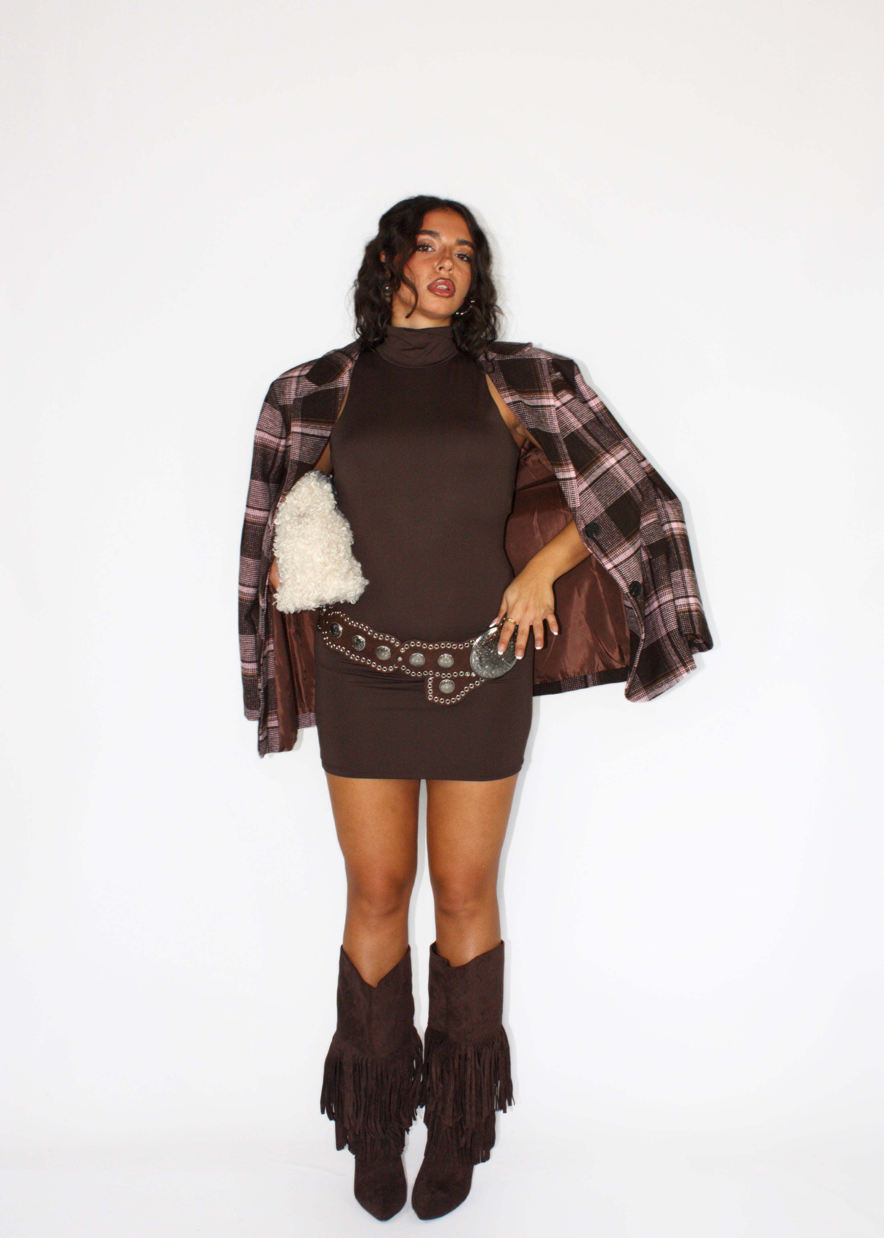 VESTITO KIMMY MARRONE