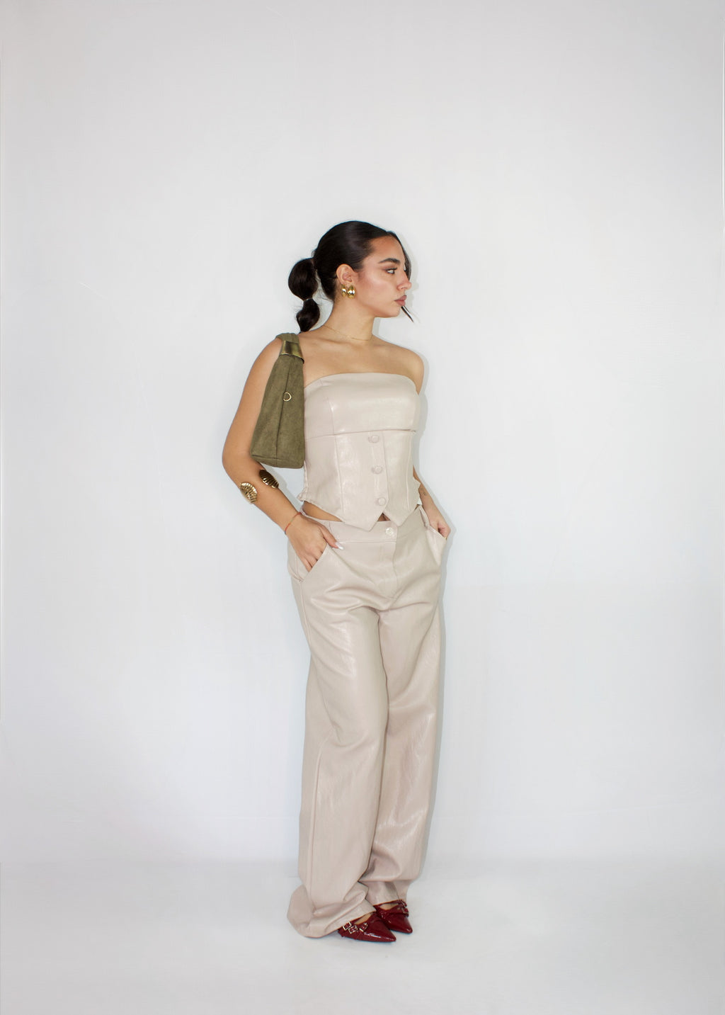 PANTALONE SIMPLE SKIN BEIGE