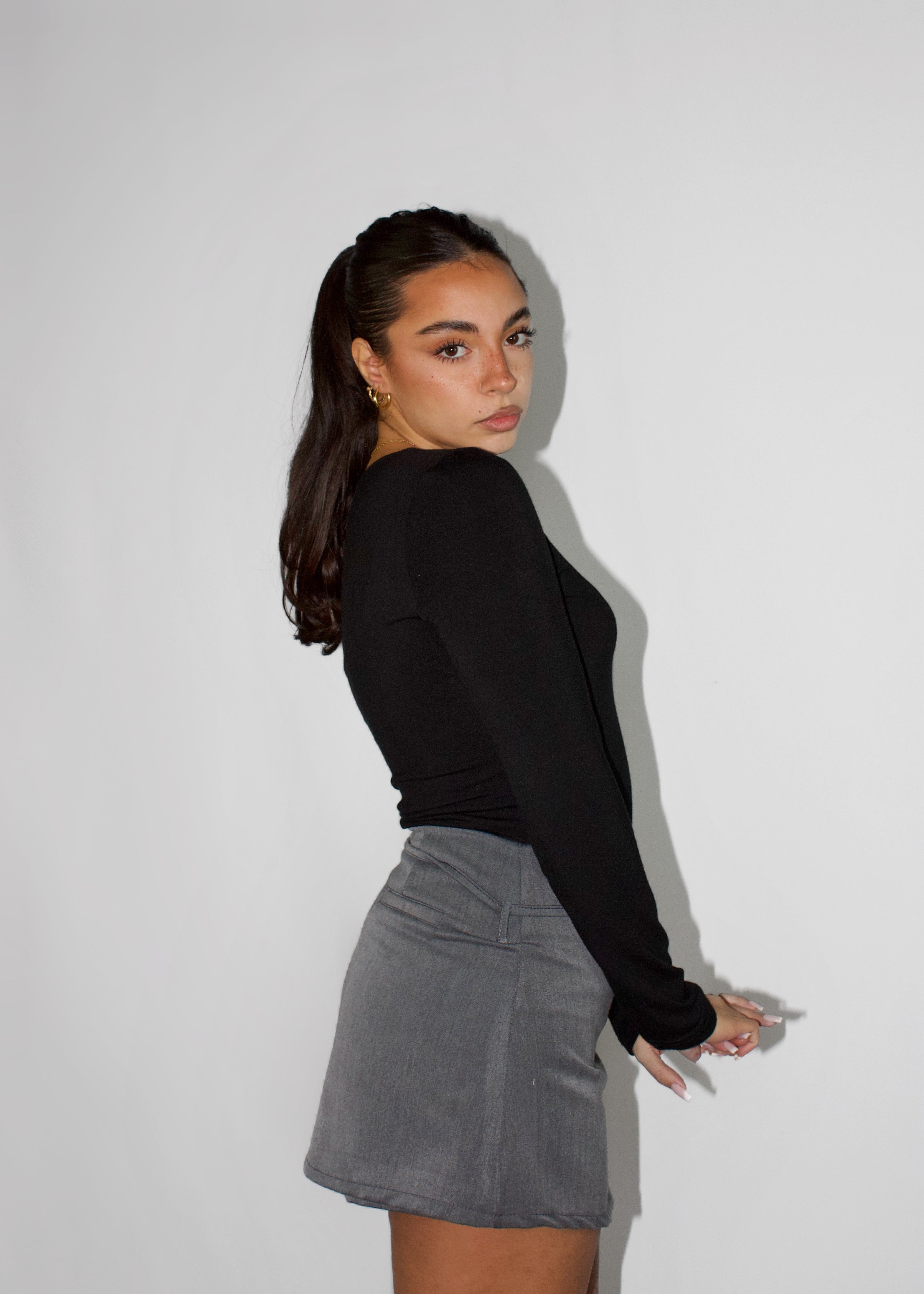 MAGLIETTA COZY VISCOSA NERA