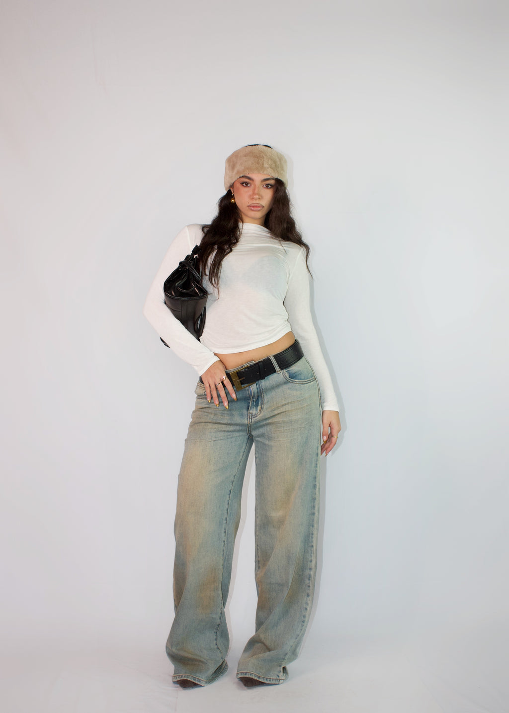 MAGLIETTA SHEER CASHMERE BIANCA