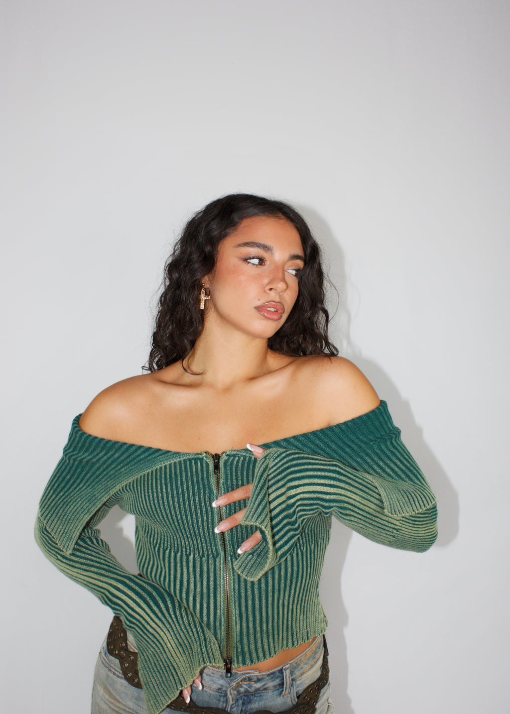 MAGLIA ZIP 2000 VERDE