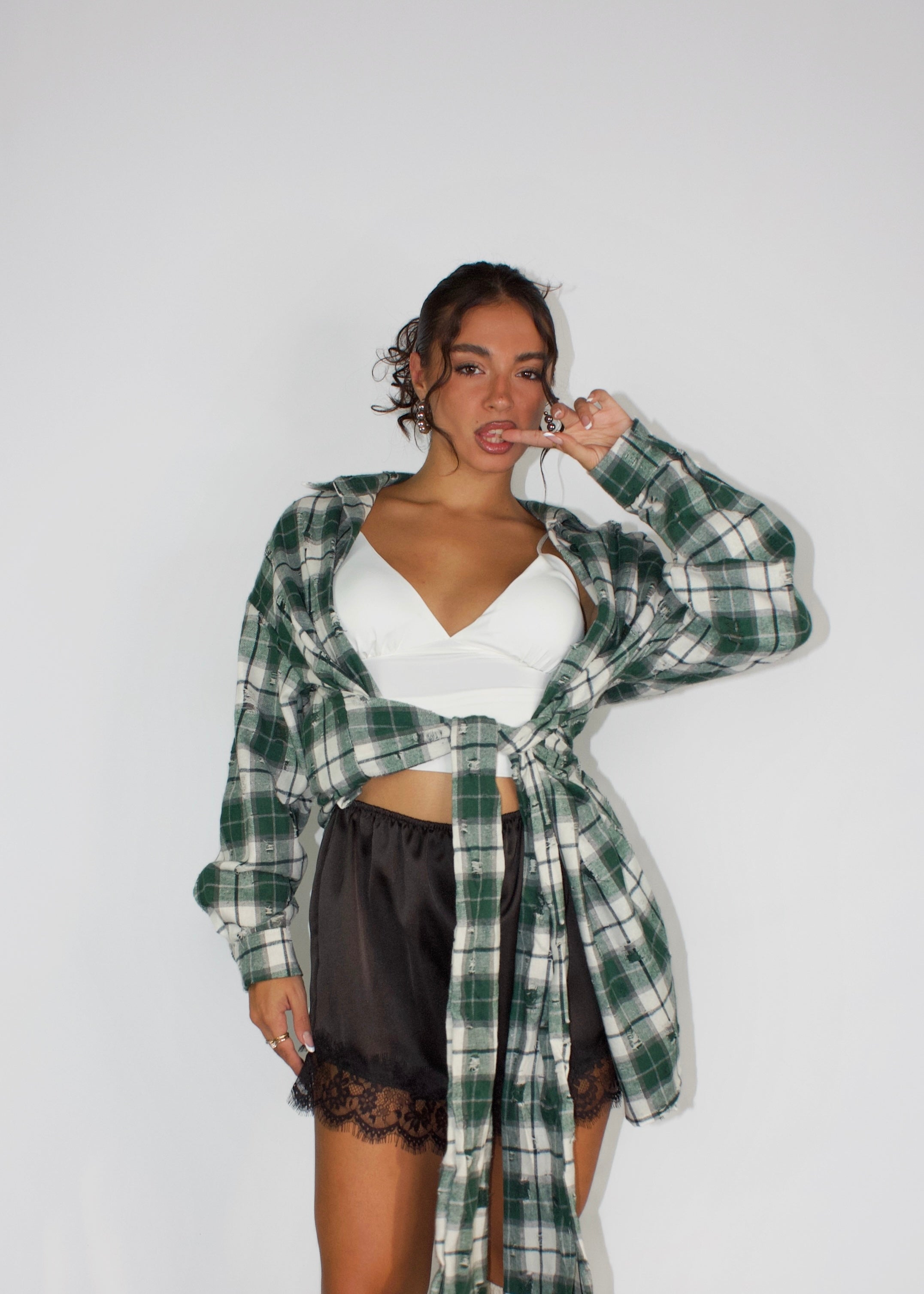 CAMICIA VESTITO WOOD VERDE