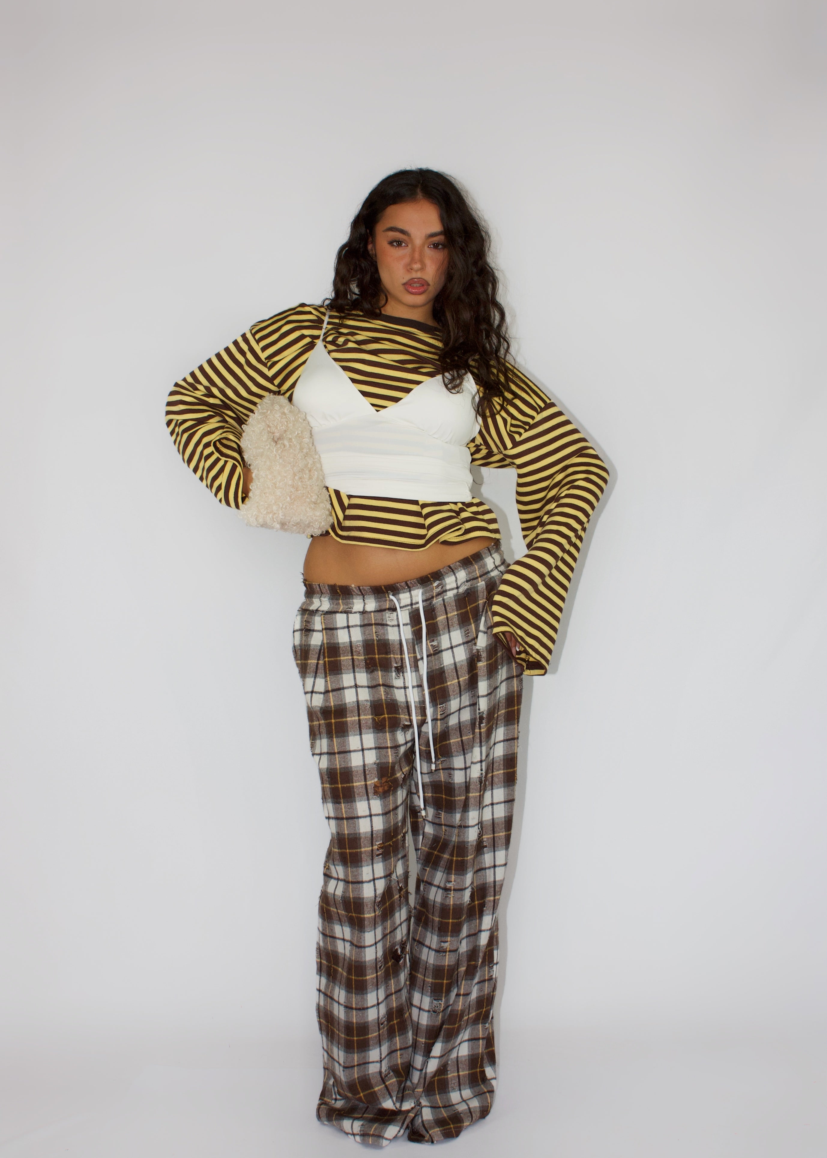 PANTALONE WOOD MARRONE