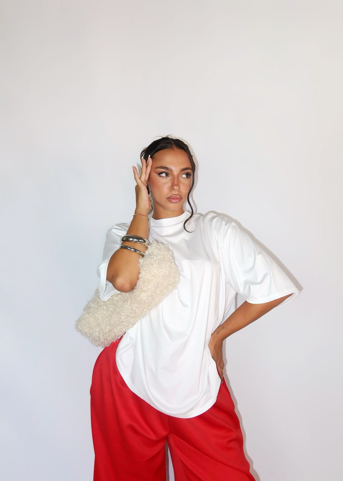 T-SHIRT OVERBASIC BIANCA