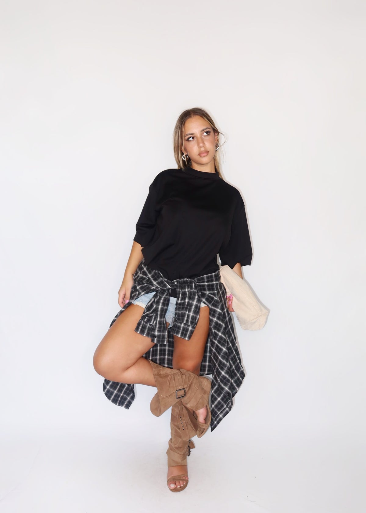 T-SHIRT OVERBASIC NERA