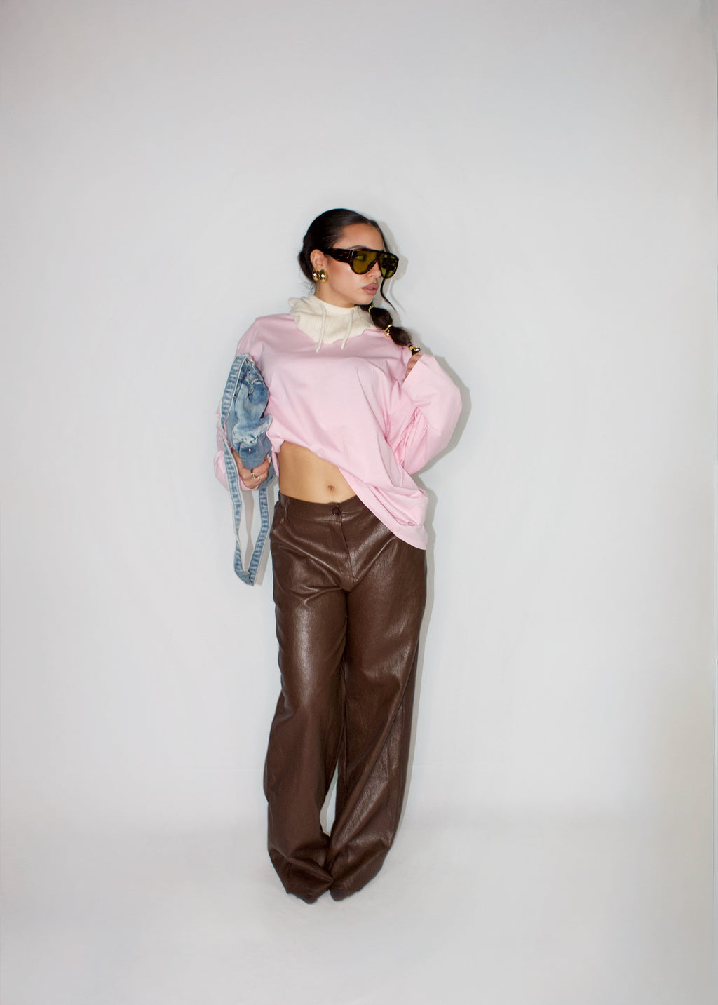 PANTALONE SIMPLE SKIN MARRONE