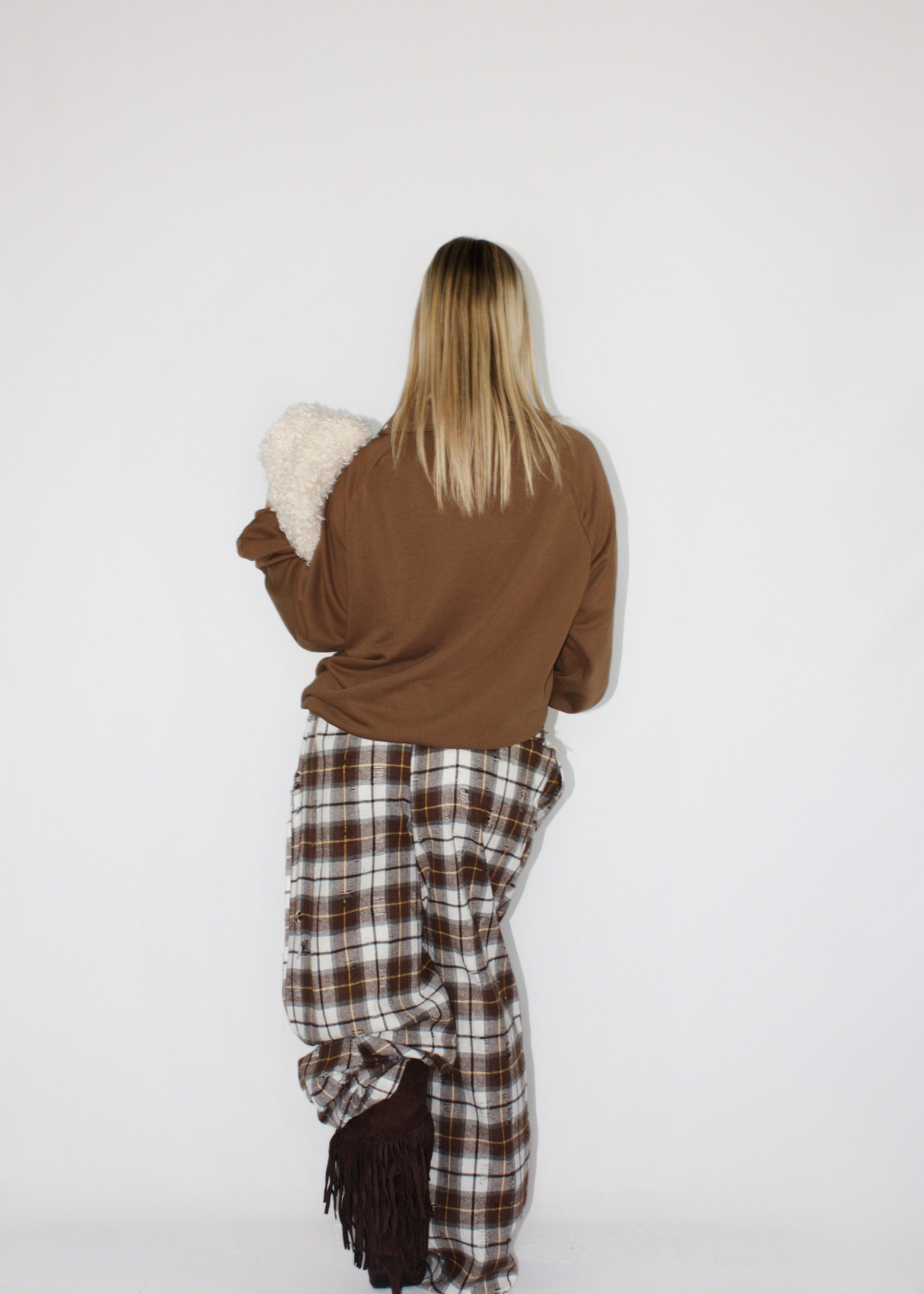 PANTALONE WOOD MARRONE