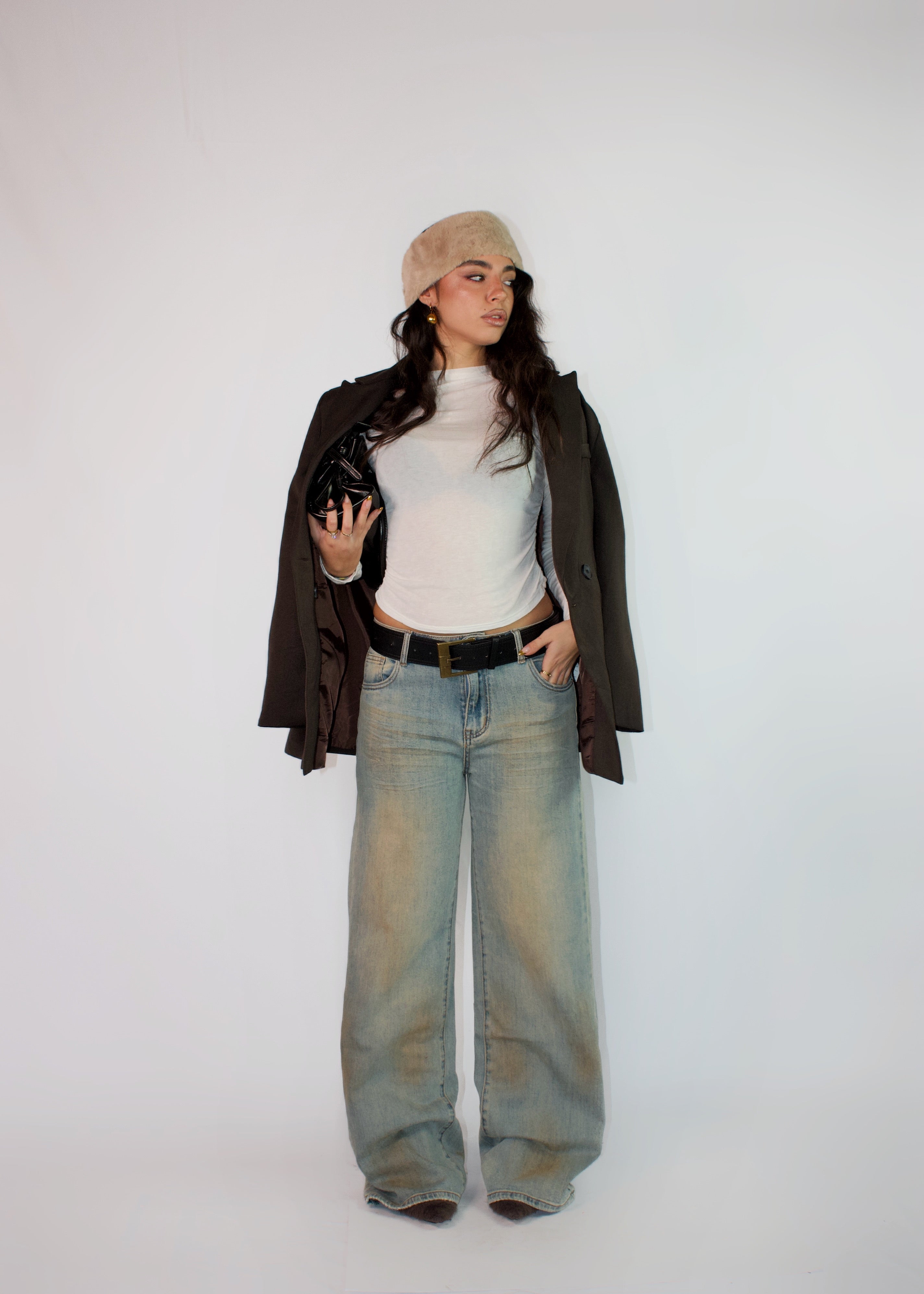 MAGLIETTA SHEER CASHMERE BIANCA