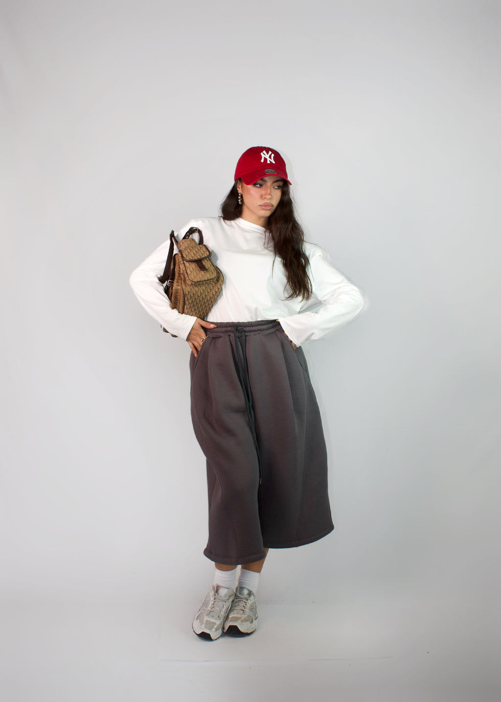 BERMUDA BASKET GRIGIO SCURO