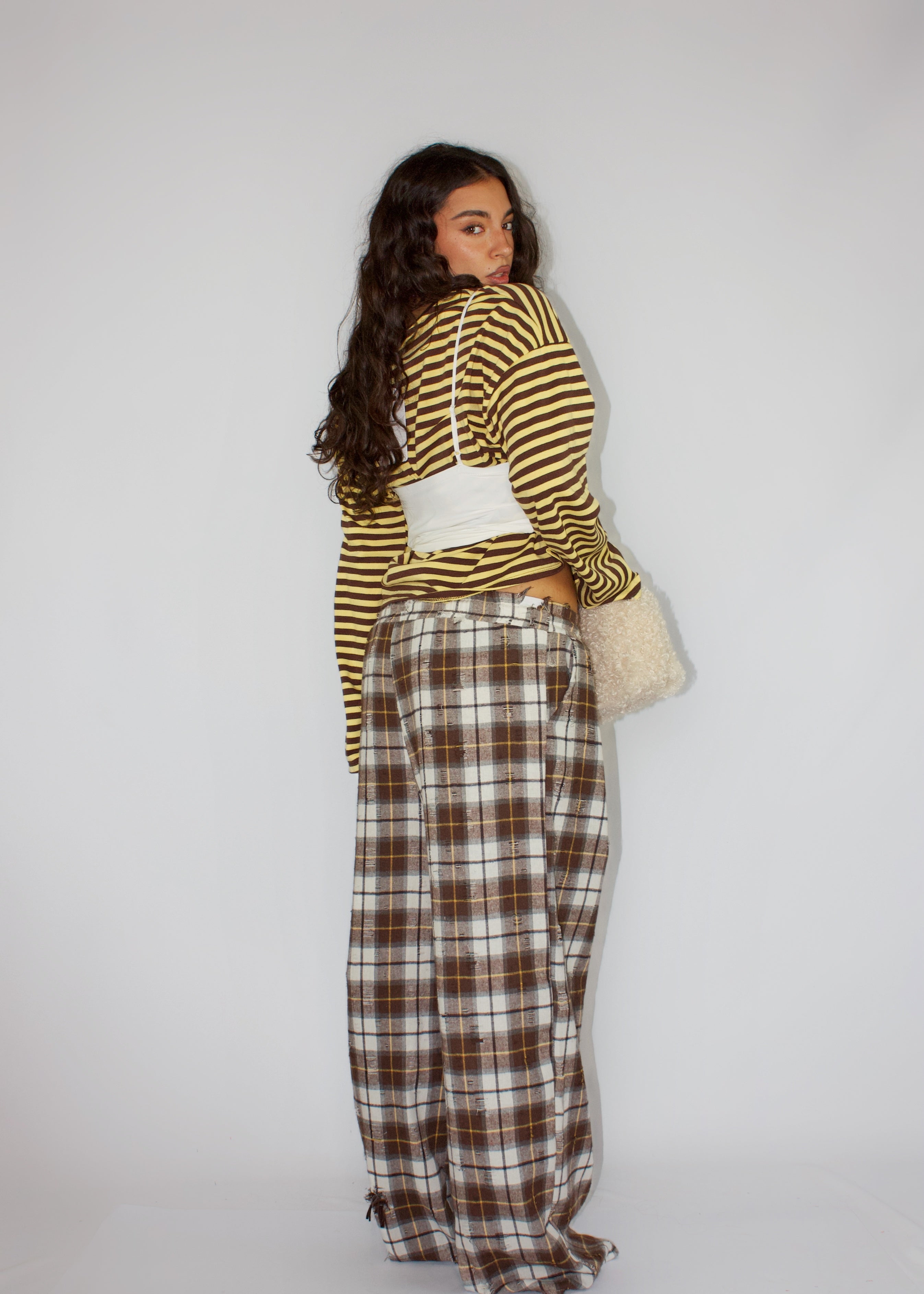 PANTALONE WOOD MARRONE