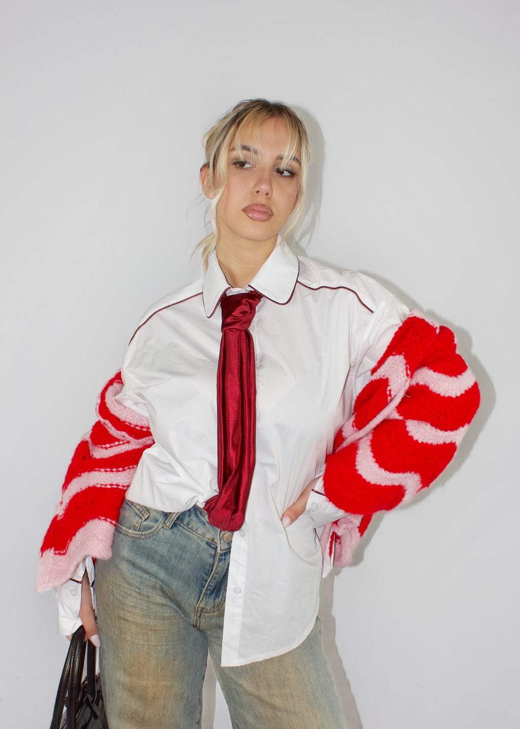 CAMICIA SAILOR BORDEAUX