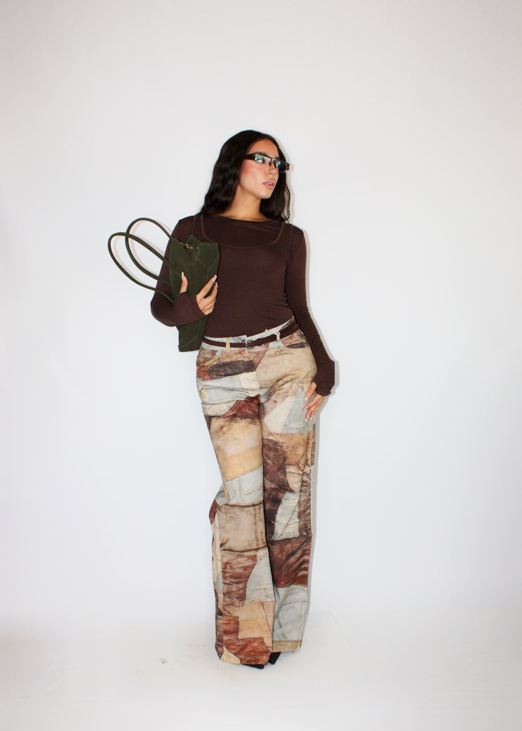 MAGLIA LAYERING BROWN 3in1