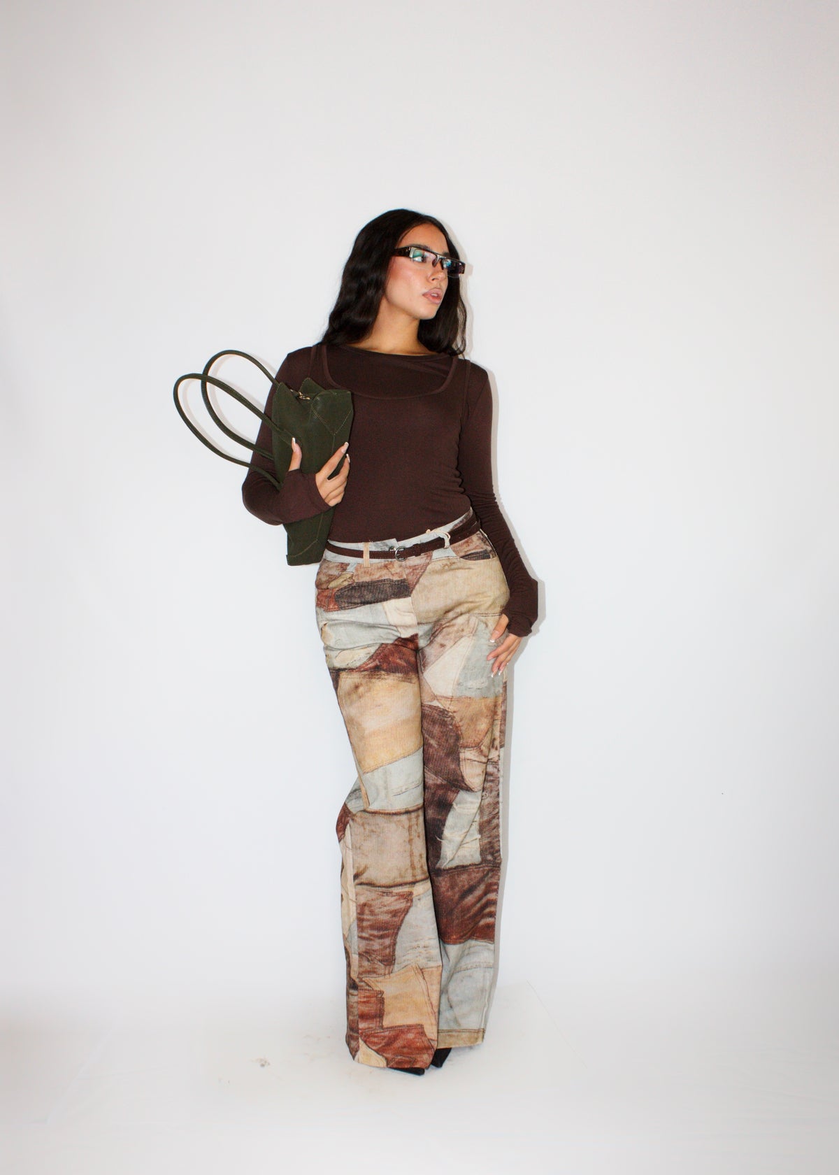 MAGLIA LAYERING BROWN 3in1