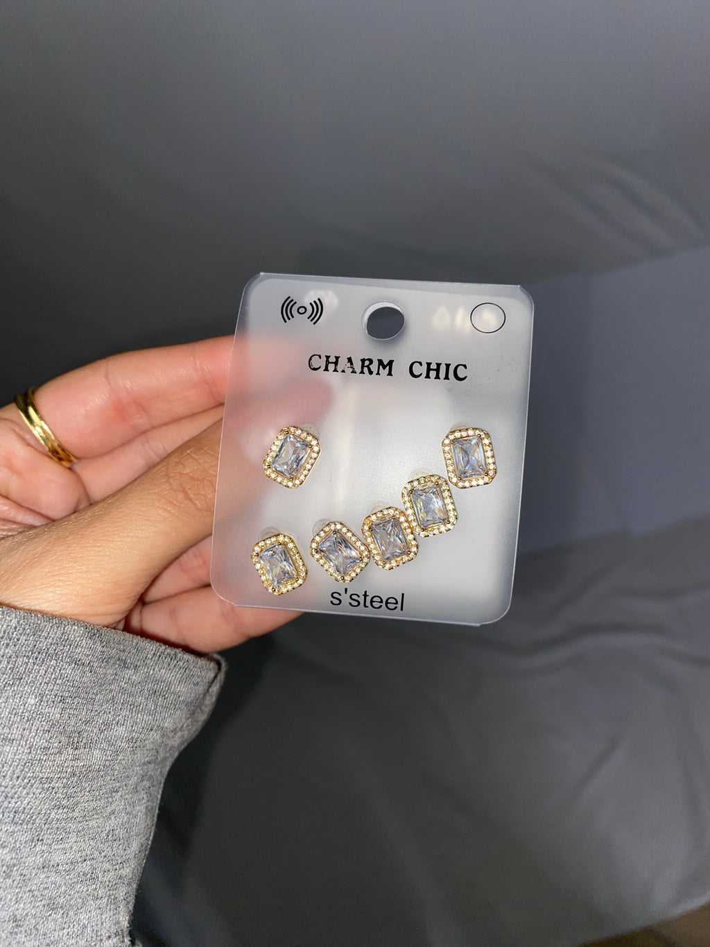 ORECCHINI SET 6 DIAMONDS