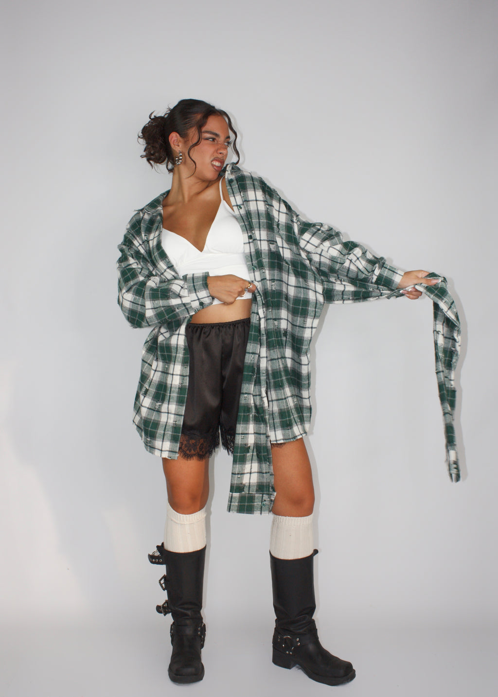 CAMICIA VESTITO WOOD VERDE