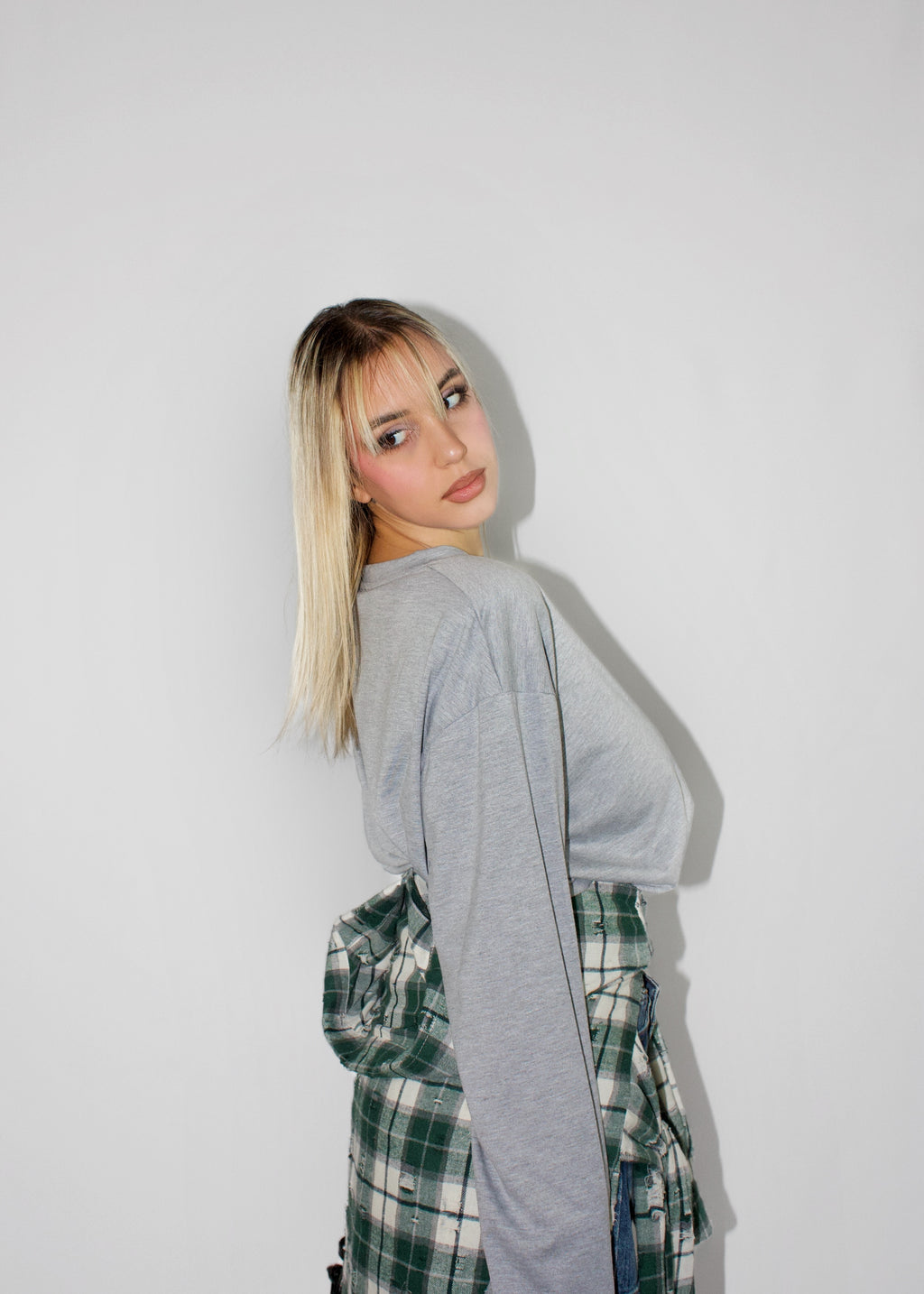 MAGLIETTA WALK SPALLINE GRIGIA