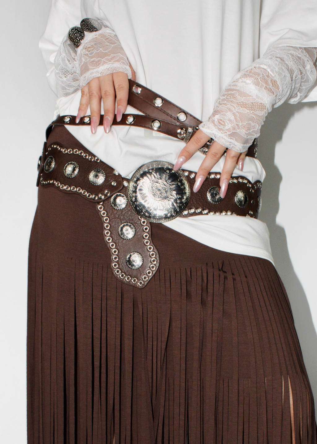 CINTURA TEXY MARRONE