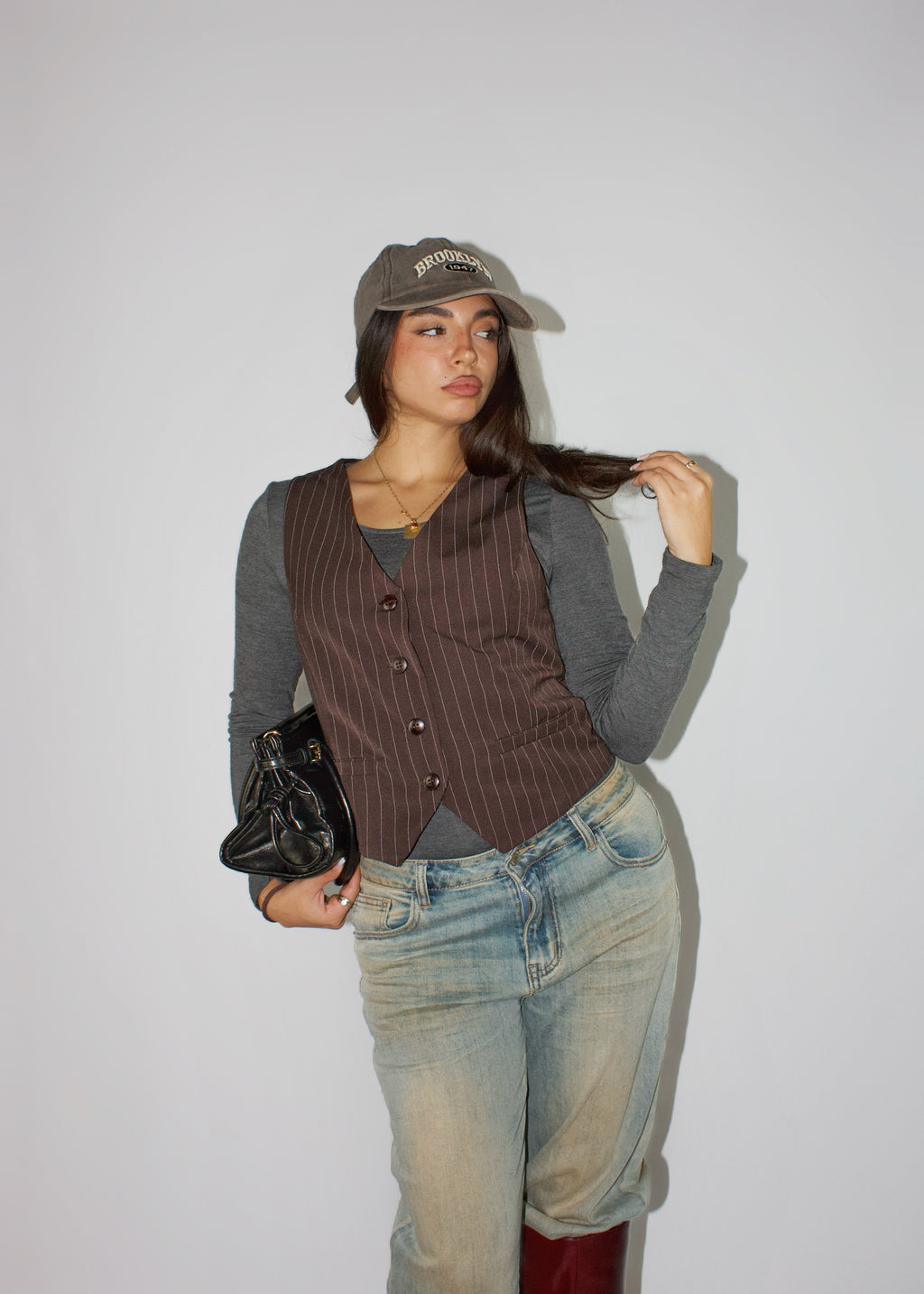 GILET SPECTER MARRONE