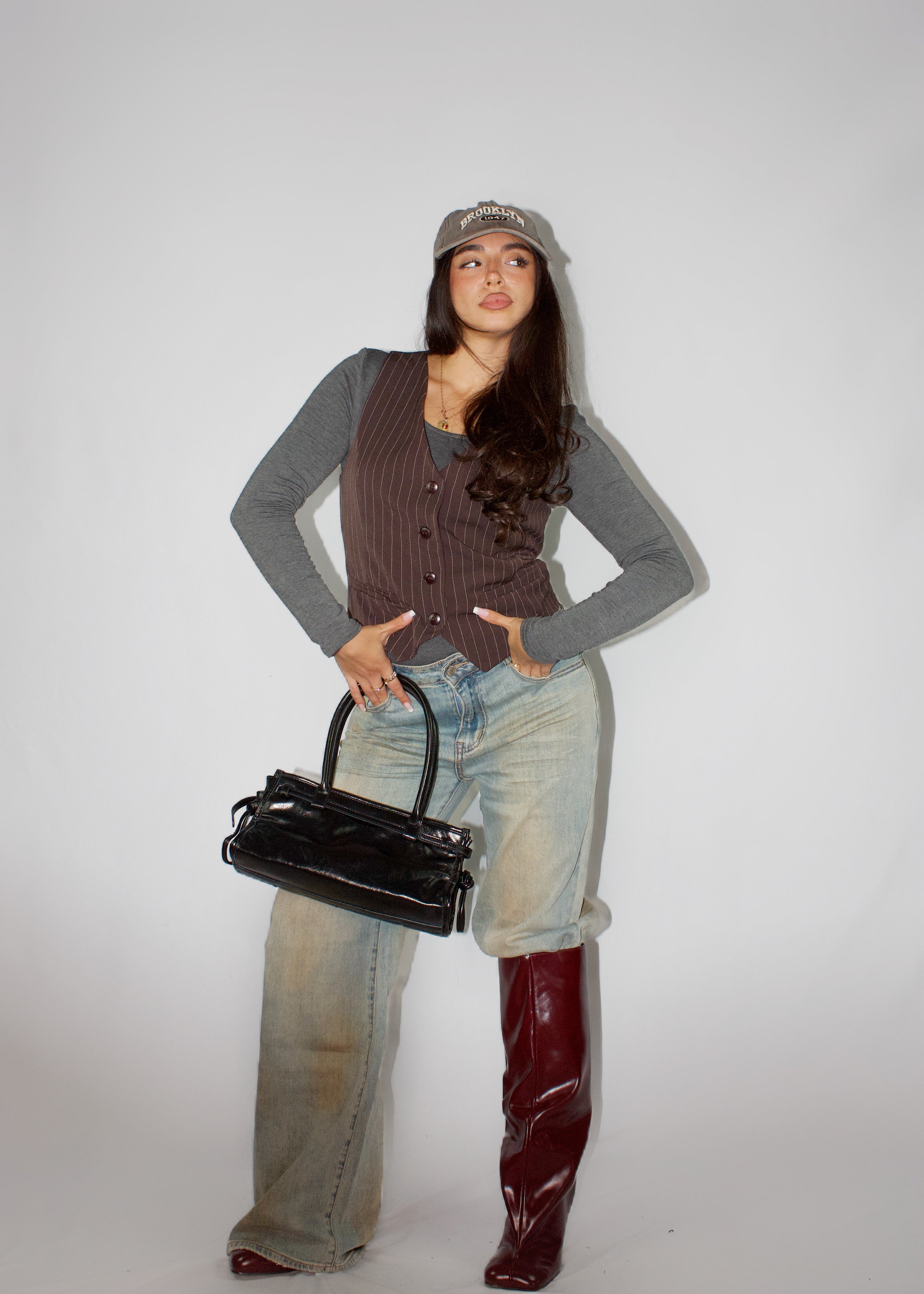 GILET SPECTER MARRONE