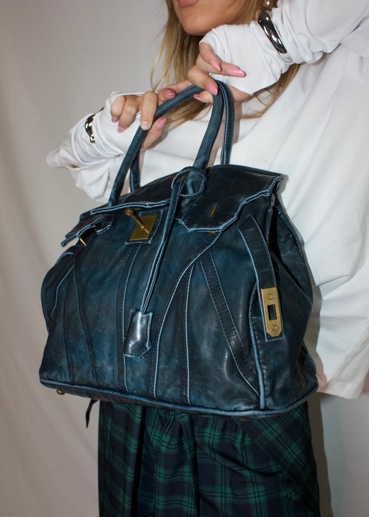 BORSA BIRKIN BLUE
