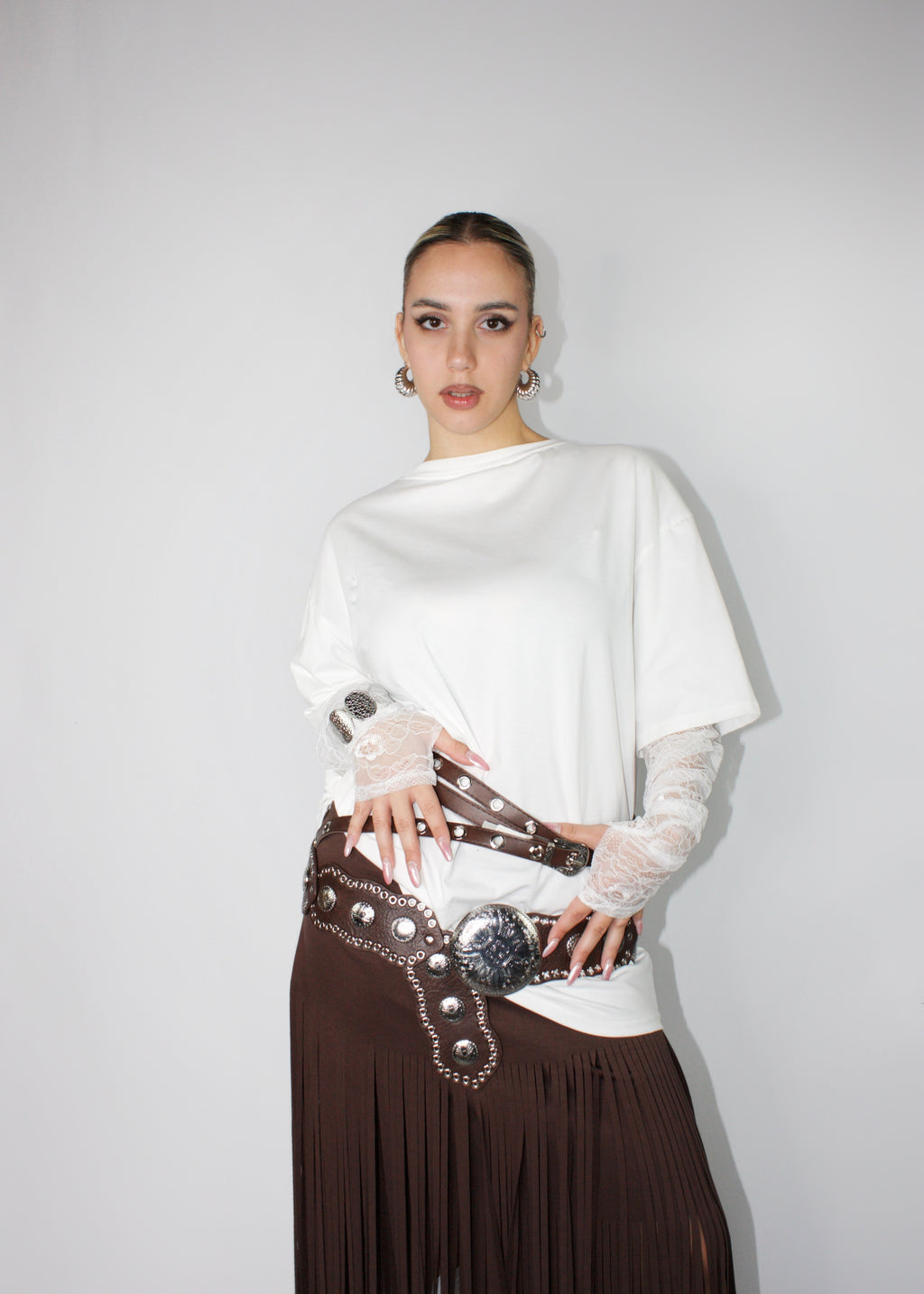 CINTURA TEXY MARRONE