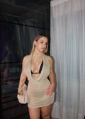 VESTITINO SHIMMER BEIGE