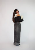 JEANS MINI STRAIN NERO
