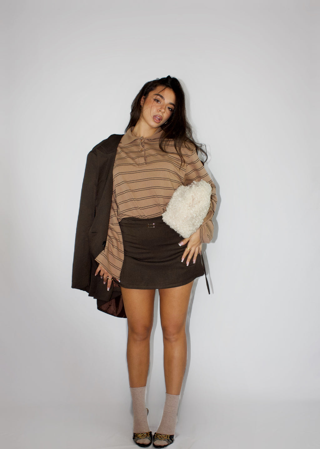 MAGLIETTA CHUCKY SPALLINE BEIGE