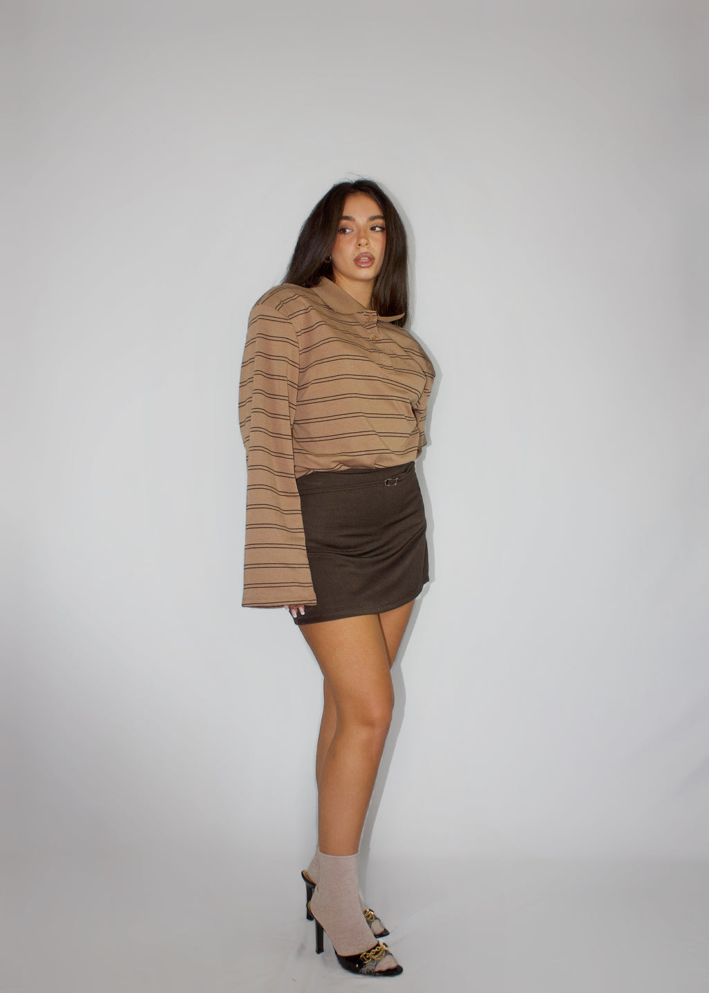 MAGLIETTA CHUCKY SPALLINE BEIGE