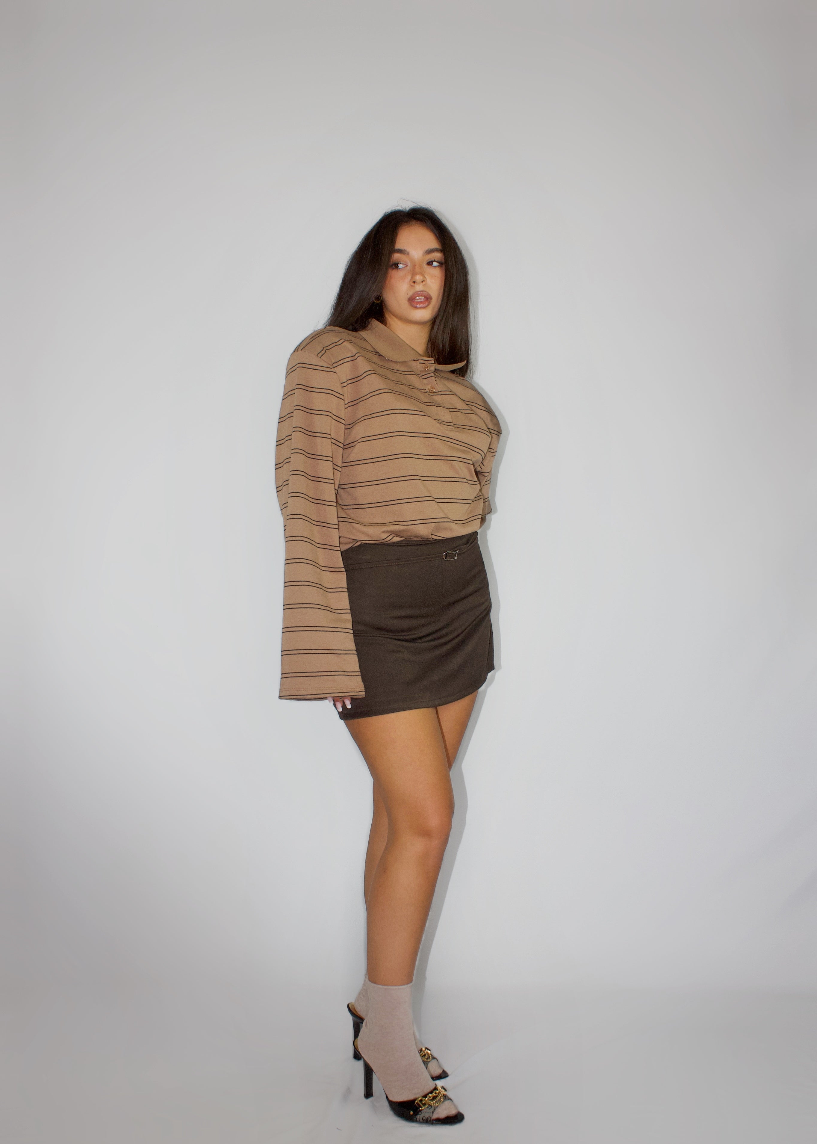 MAGLIETTA CHUCKY SPALLINE BEIGE