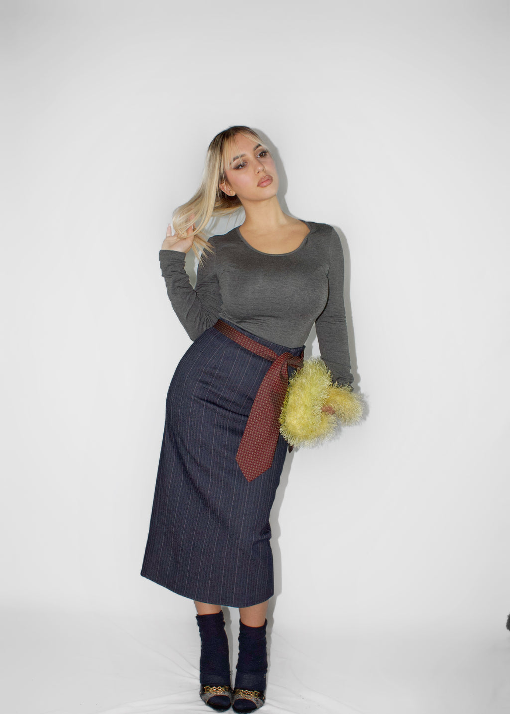 MAGLIETTA COZY VISCOSA GRIGIA