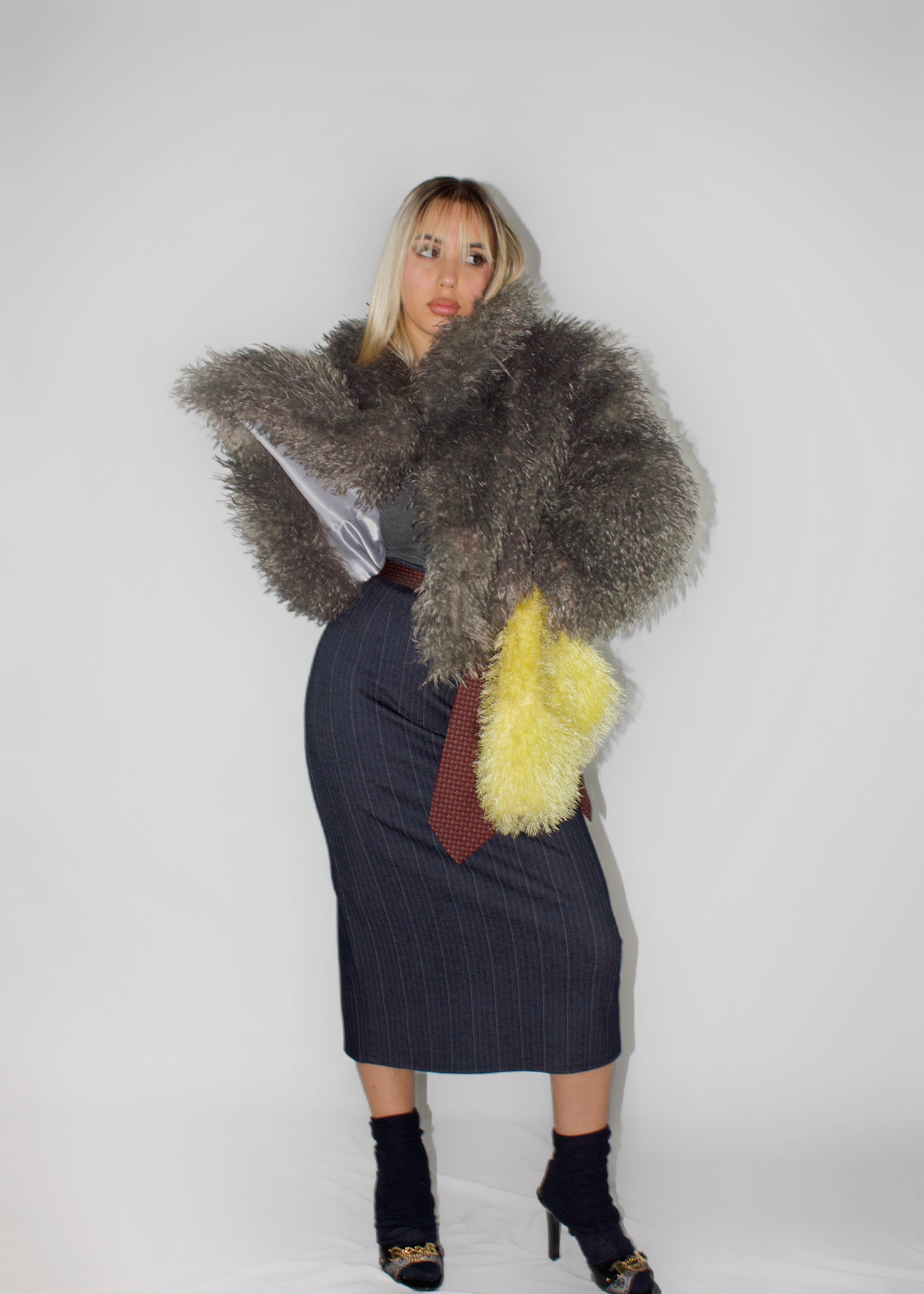 GONNA LONGUETTE OFFICE BLU