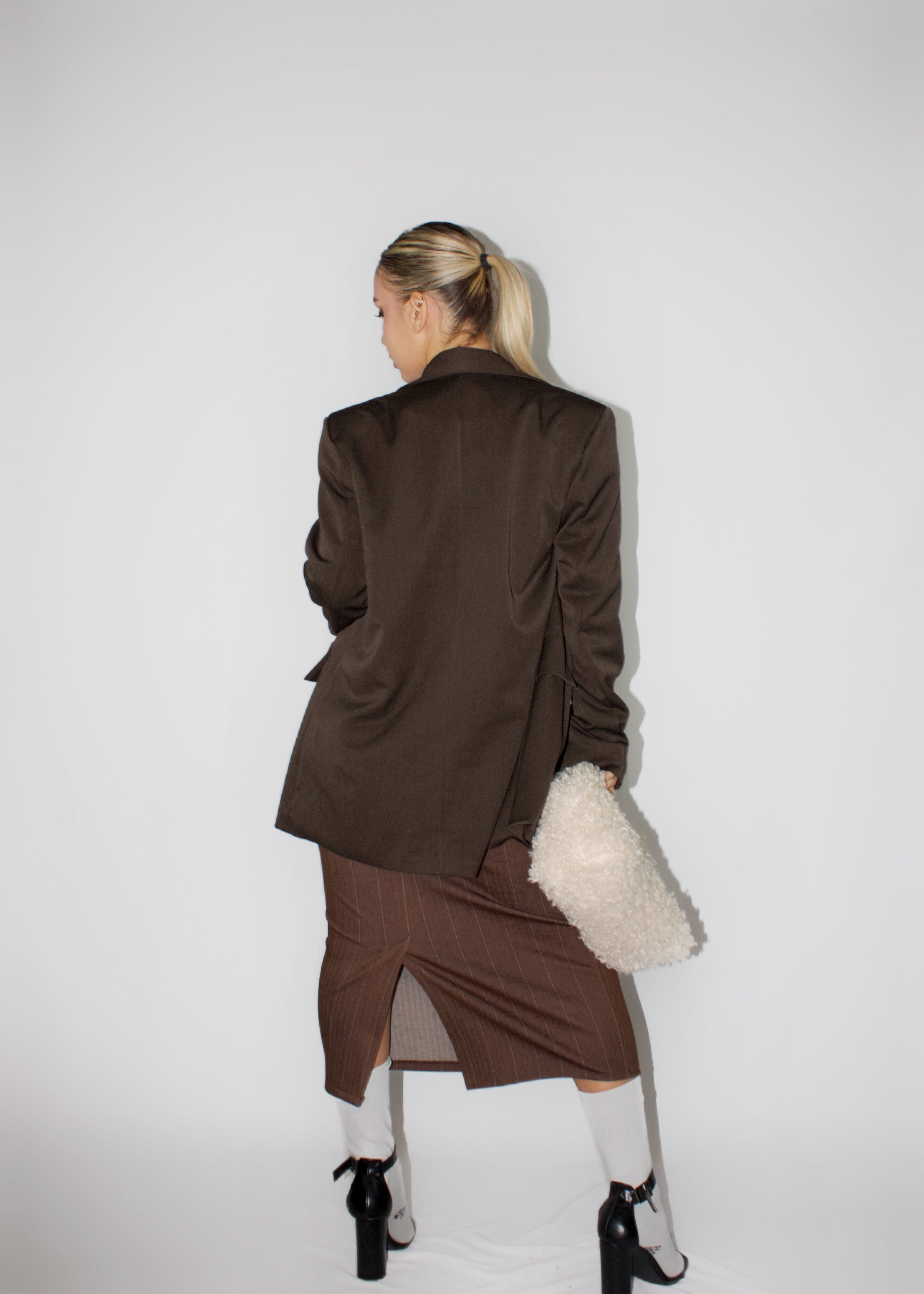 GONNA LONGUETTE OFFICE MARRONE