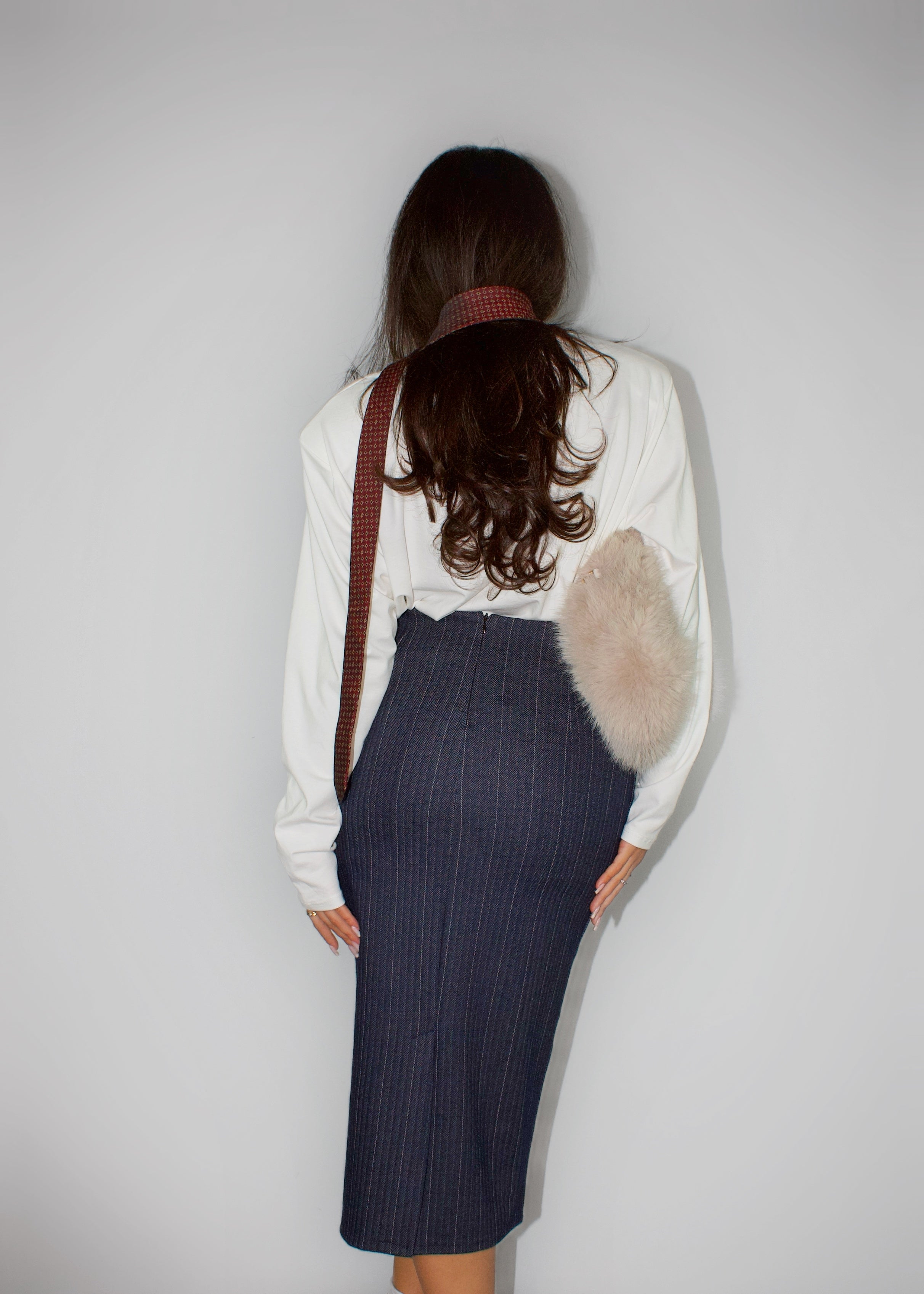 GONNA LONGUETTE OFFICE BLU