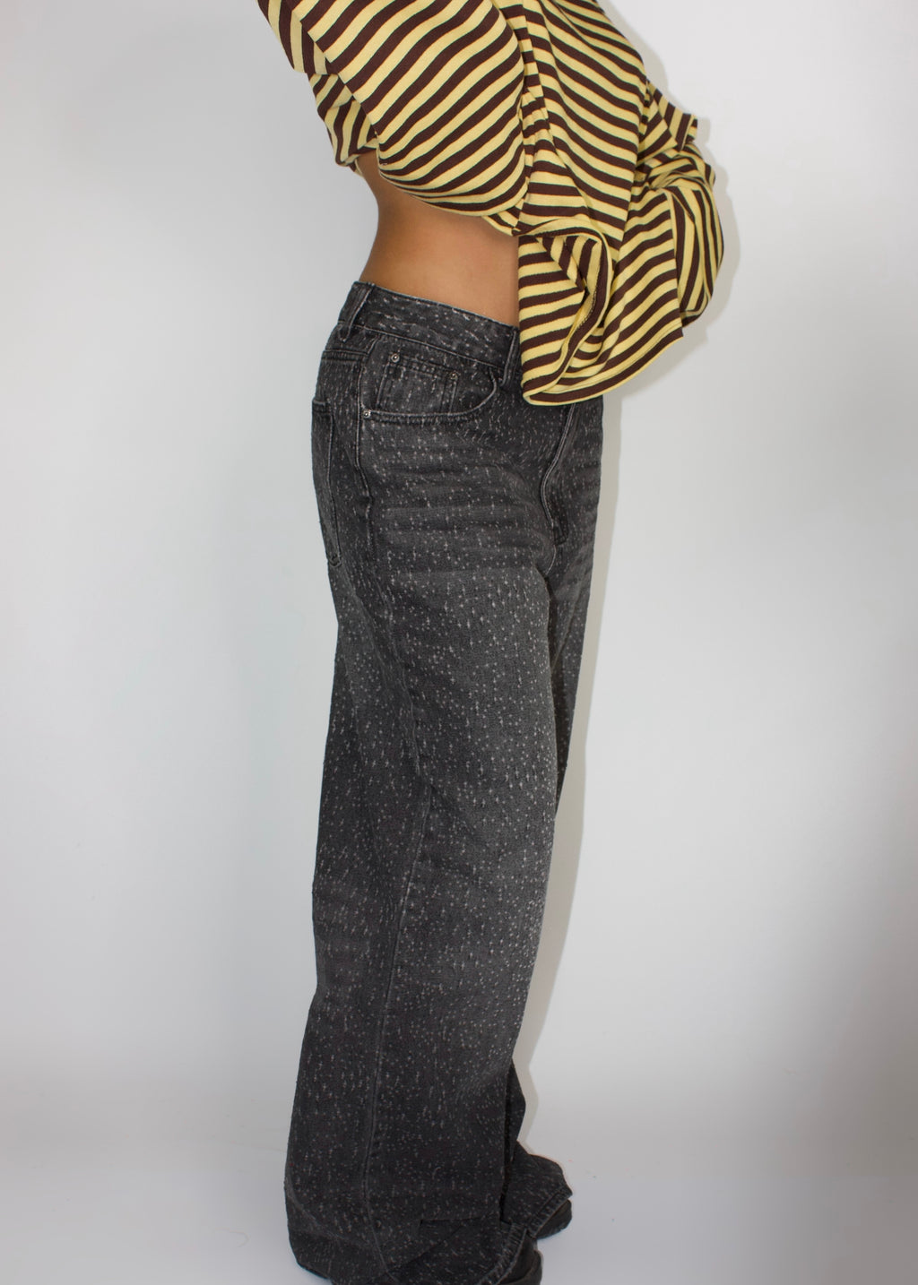 JEANS MINI STRAIN NERO