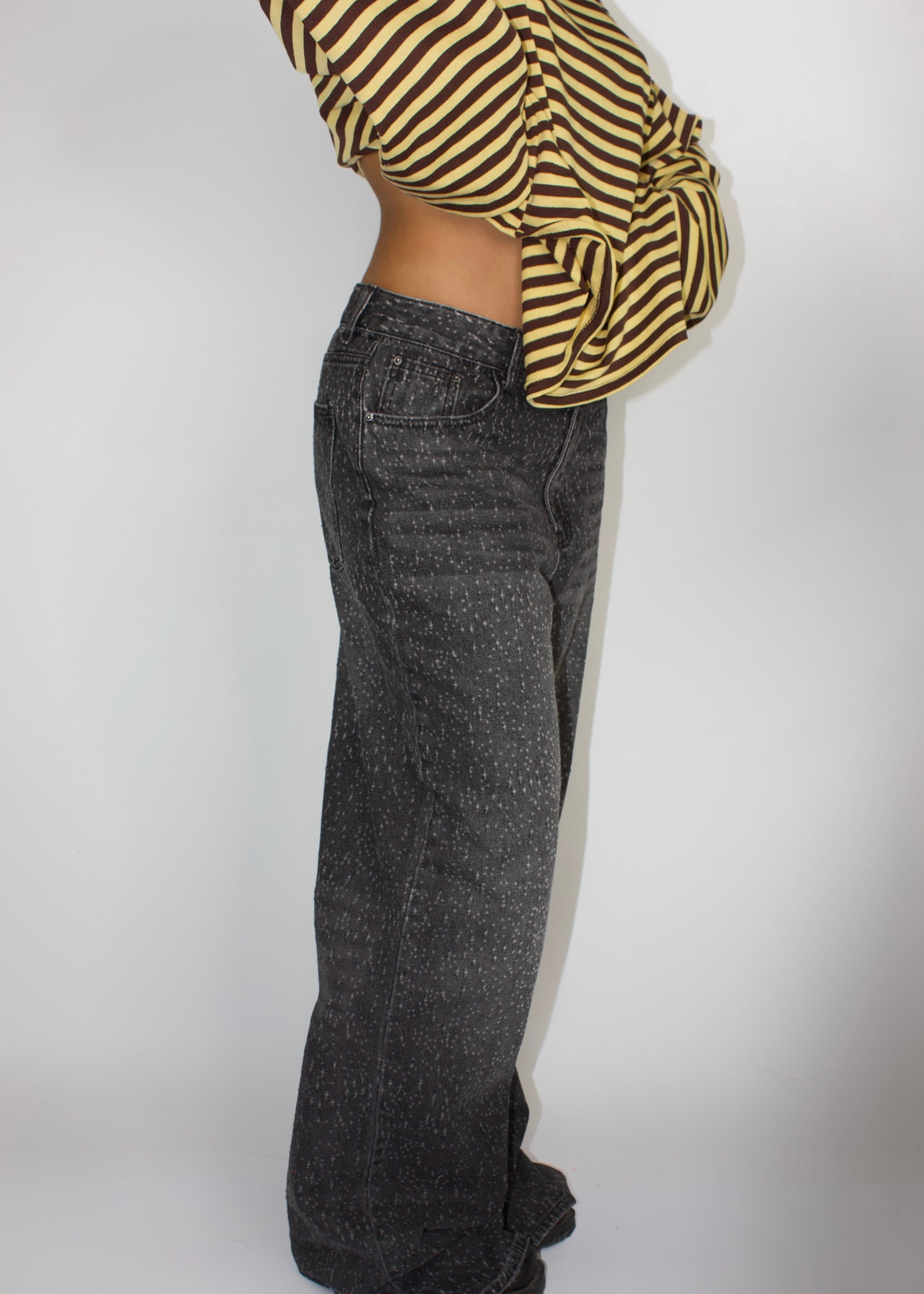 JEANS MINI STRAIN NERO